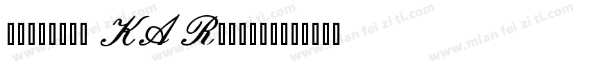berletta KA Regular字体转换